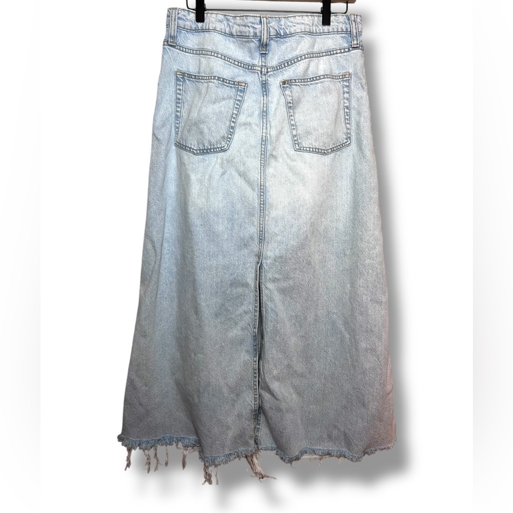 &Denim by H&M Women’s Light Blue Denim Maxi Skirt Size: S - Picture 2 of 4